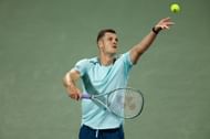 Hurkacz in the Dubai Duty Free Tennis Championships - Day 12
